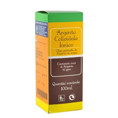 Argento Colloidale Ionico 40 Ppm 100 ml Gocce