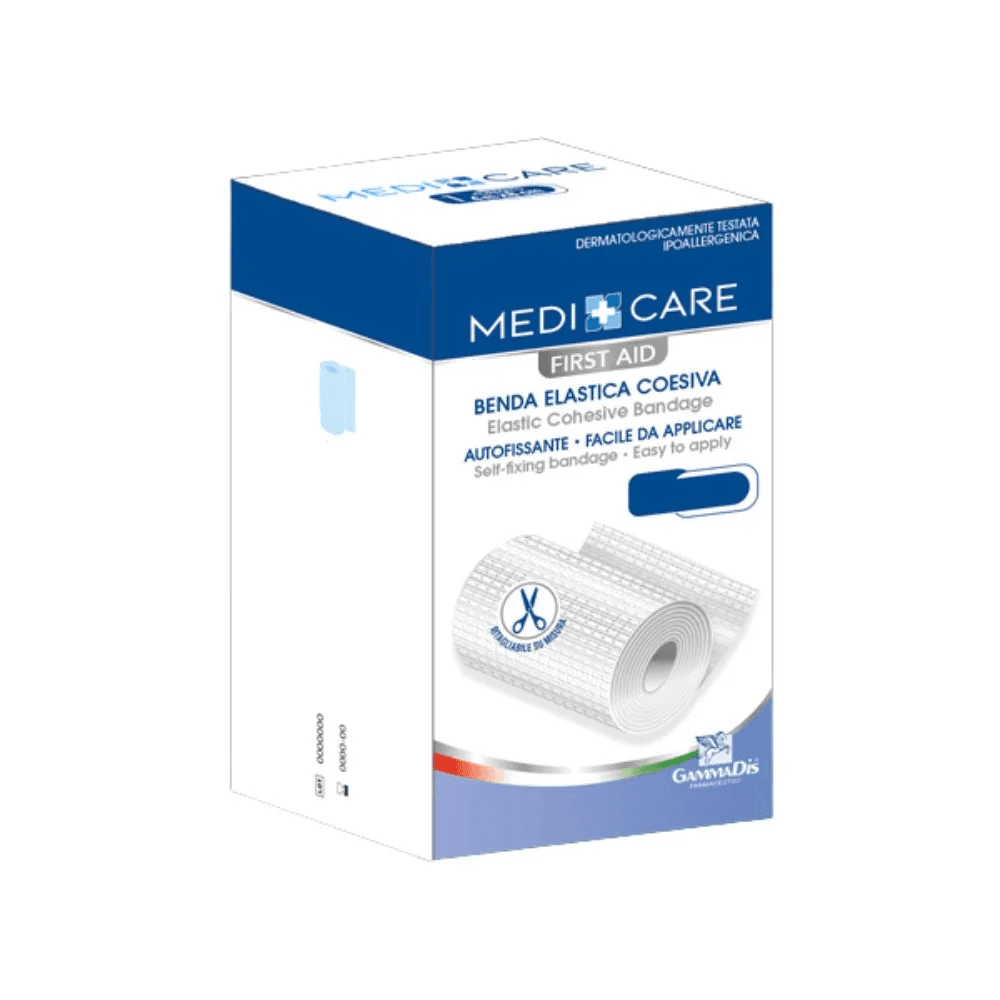 Gammadis Medicare, Benda Elastica Coesiva 10 cm x 20 m, 1 pezzo