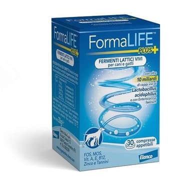 Formalife Plus 30 Compresse - Fermenti Lattici per Cani e Gatti