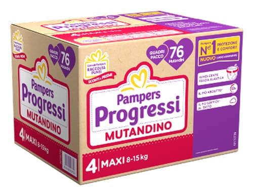 PAMPERS PROG MUT QUADRI MX 76P