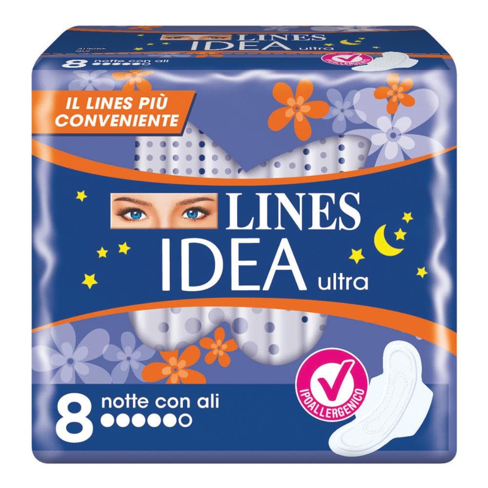 Idea Ultra Notte Ali 8pz - Protezione Notturna e Comfort