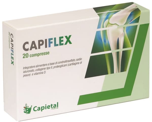 Capiflex 20 compresse - integratore per articolazioni e cartilagini