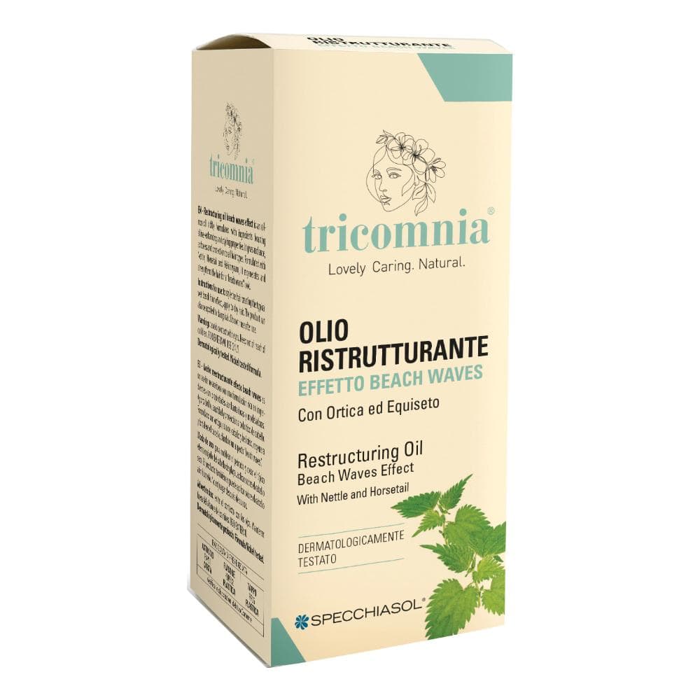 Specchiasol Tricomnia - Olio Ristrutturante Capelli Effetto Beach Waves 150 ml
