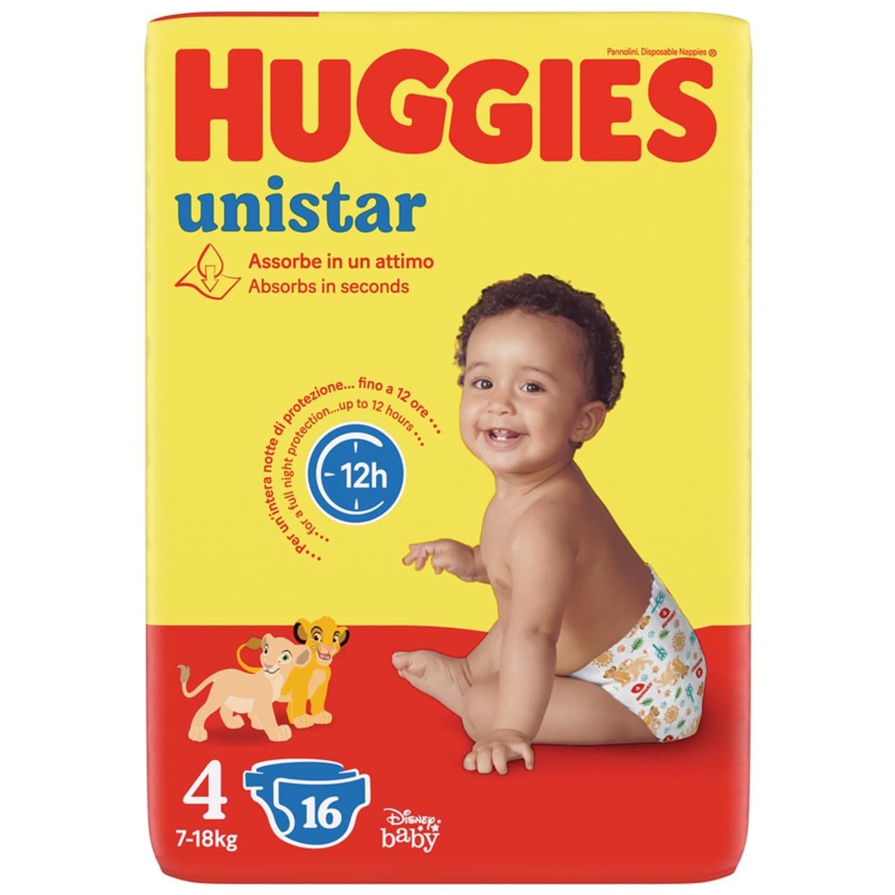 Huggies Unistar Base 4 16pz