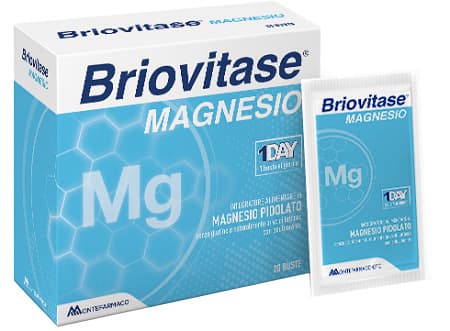 Montefarmaco - Briovitase Magnesio Integratore Alimentare 20 Bustine
