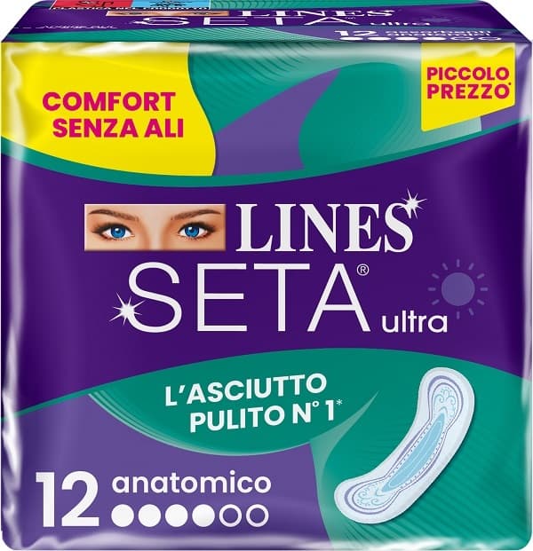 LINES SETA ULTRA - ASSORBENTE ANATOMICO
