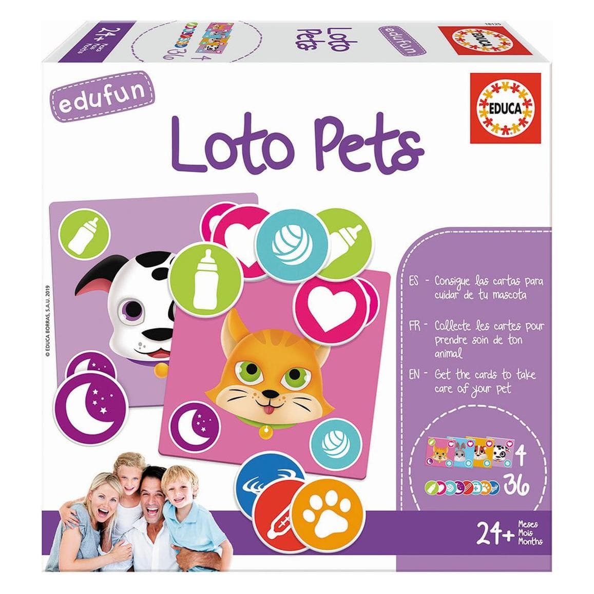 Educa Edufun - Loto animali domestici