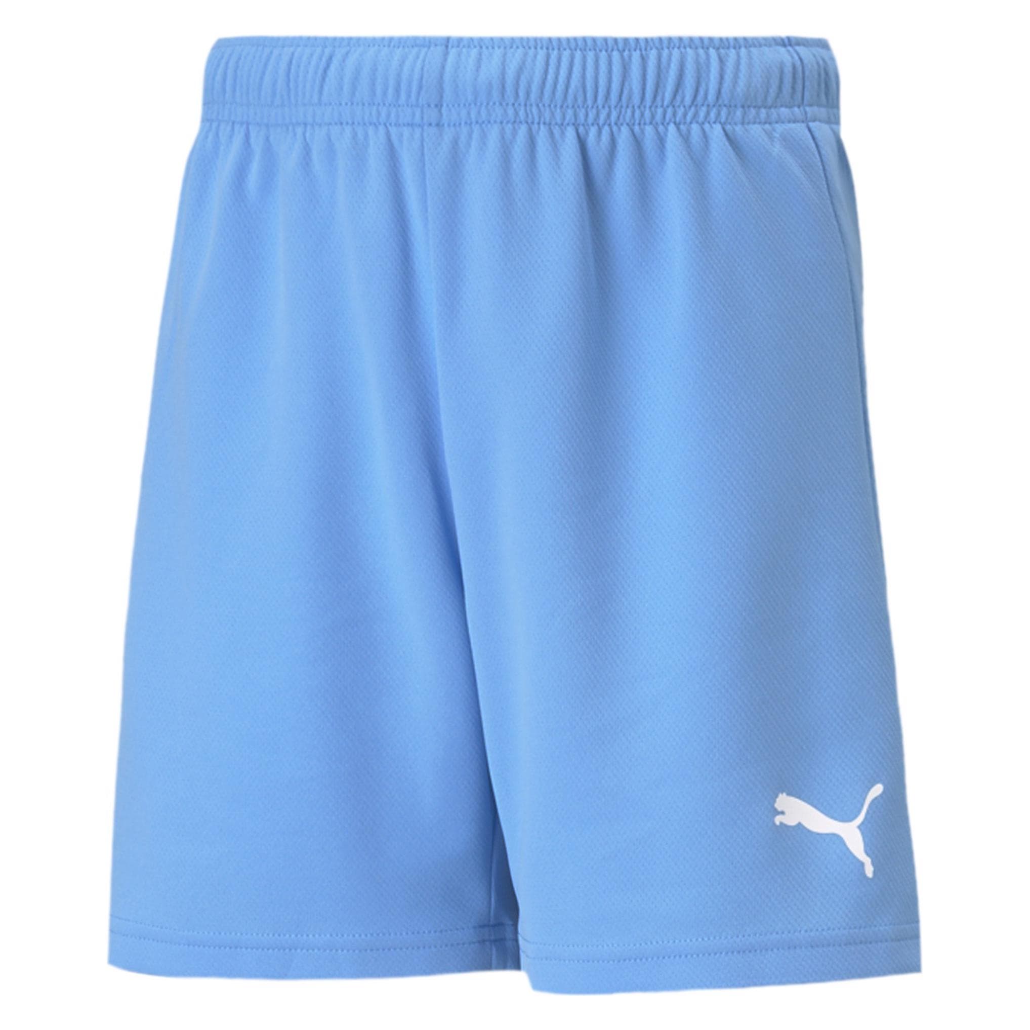 Puma, Bambini, Pantaloni sportivi, teamRISE Breve Jr-704943 (128), Blu