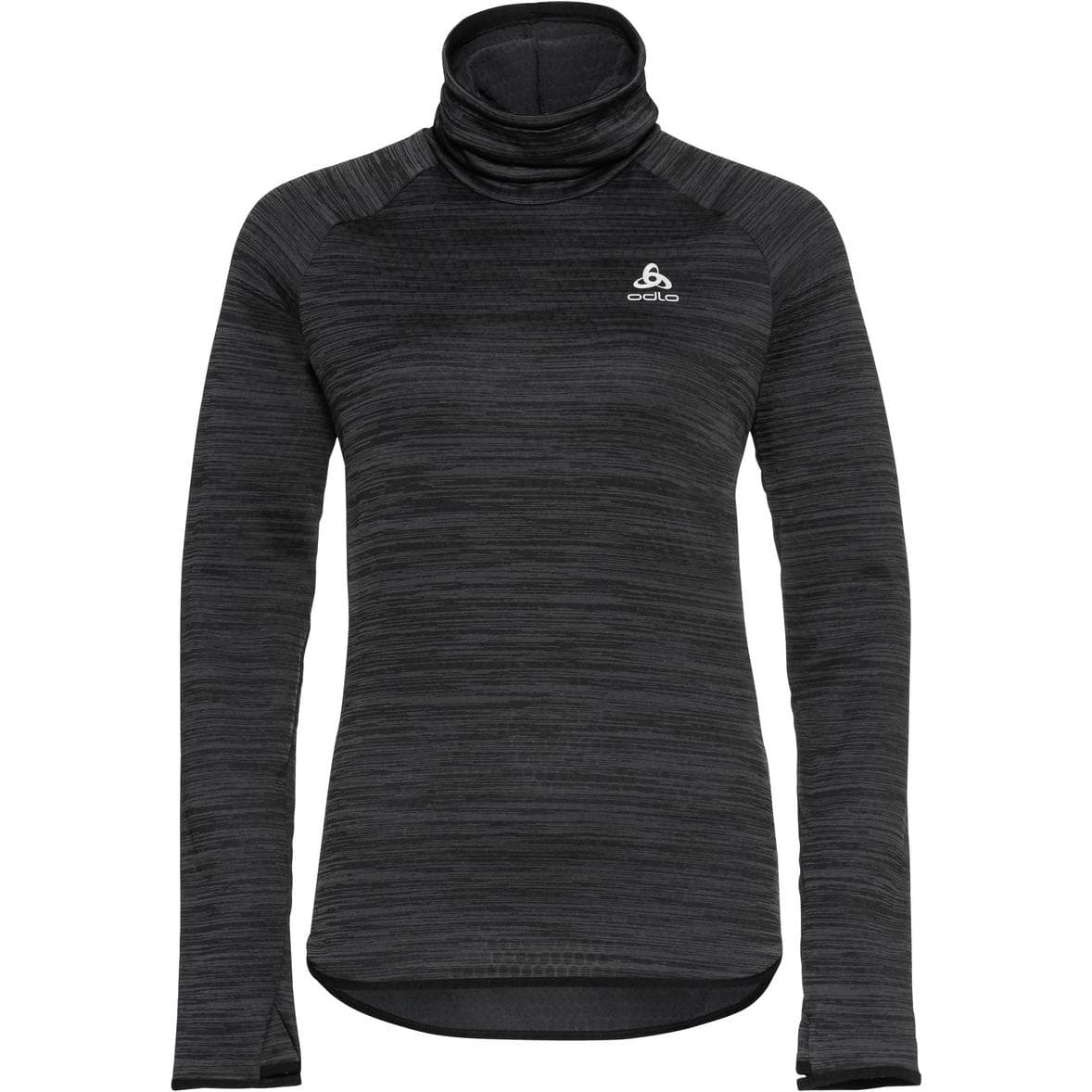 Odlo, Donne, Maglia funzionale, Corri facile a caldo (L), Nero, L