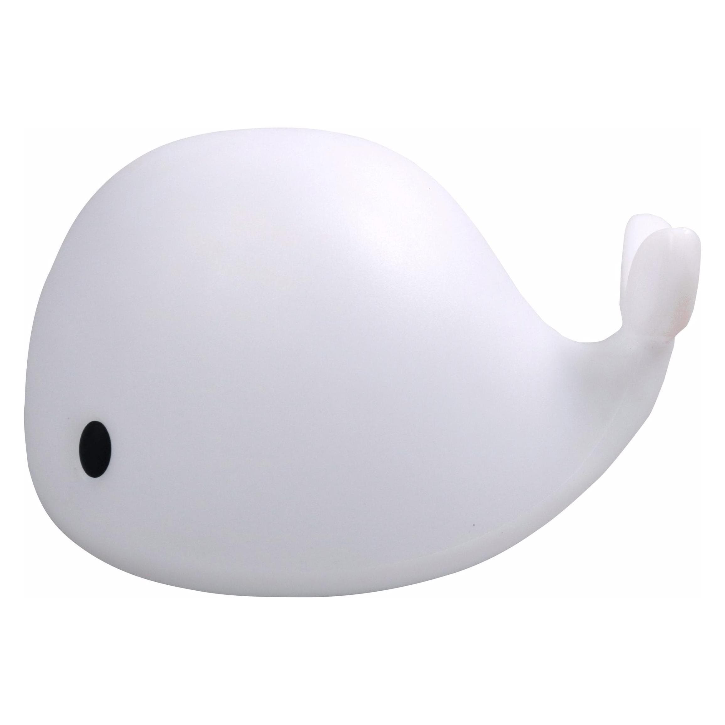 Filibabba, Luce notturna, Lampada da terra a LED - Christian the Whale 30 cm