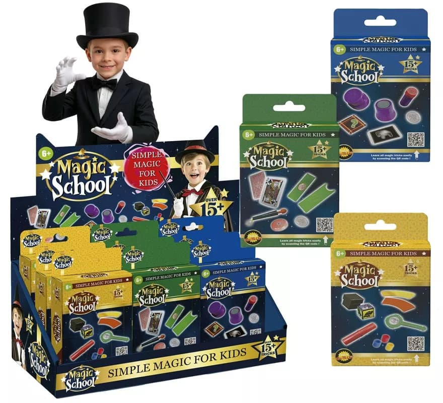 Esposizione di 12 trucchi di magia per bambini