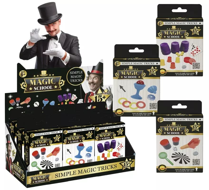 Esposizione di 12 trucchi di magia per bambini