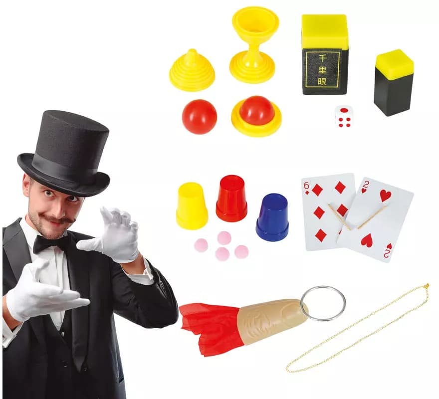 Confezione da 6 trucchi magici