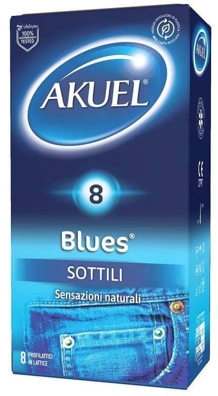 Akuel blues sottile 8pz