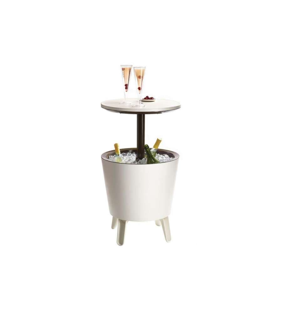 Tavolino Cool Bar bianco 49,5x49,5x57-84,5H cm Keter
