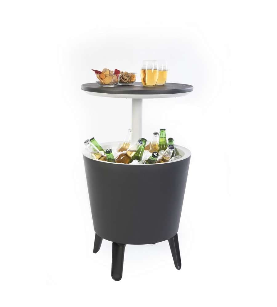 Tavolino Cool Bar grigio 49,5x49,5x57-84,5H cm Keter
