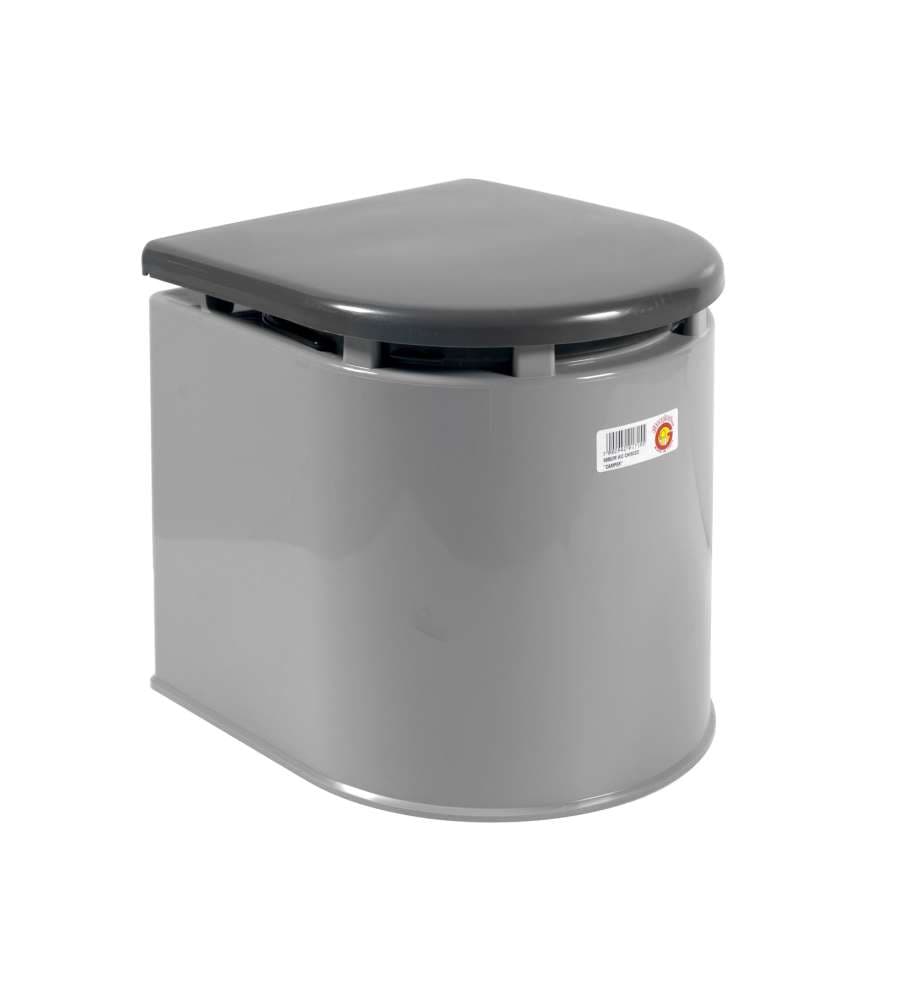 WC Chimico Giganplast per Camper - Grigio - 41x36x38 cm