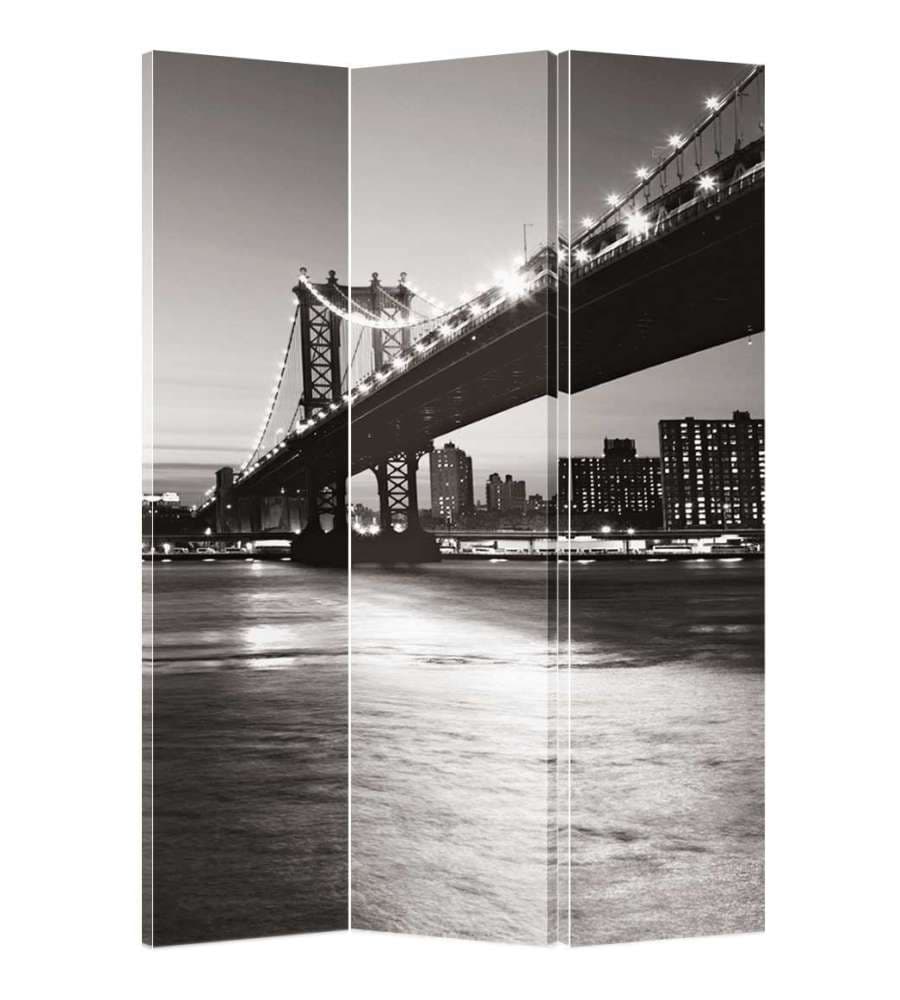 Paravento 3 Ante Fantasia Ponte Di Brooklyn