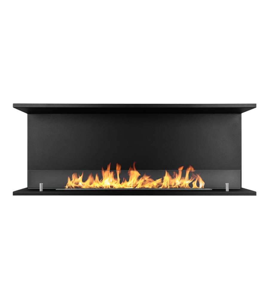 Camino a bioetanolo da incasso Trifacciale biocamino a 3 lati aperti 120x50 TREVI 120