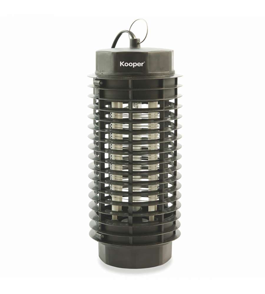 Kooper Zanzariera Elettrica Flash - Nero - Diam. 12 x h. 30 cm - Interna