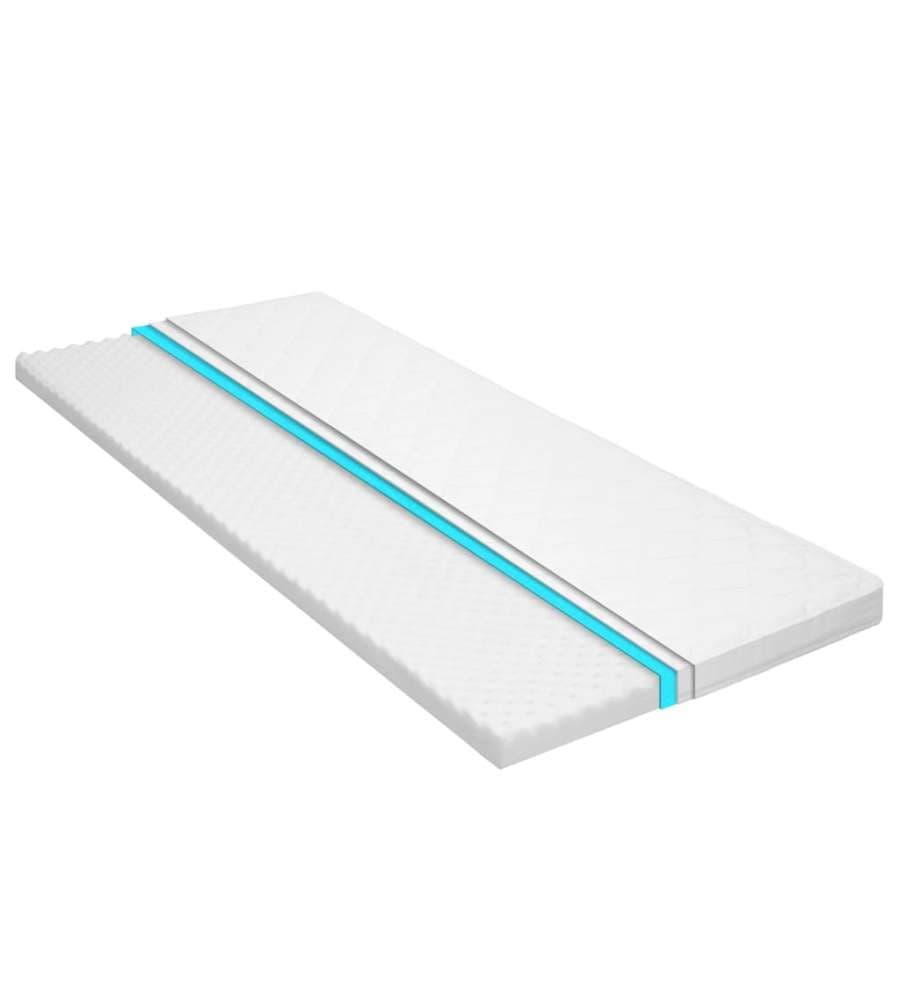 Coprimaterasso 100x200cm Schiuma a Freddo Superficie a Onde 6cm