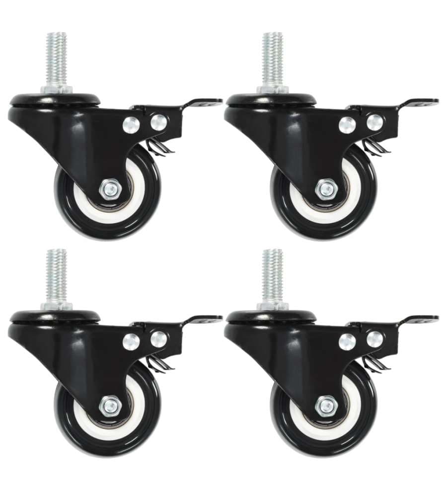 Ruote Girevoli con Freni 24 pz 50 mm