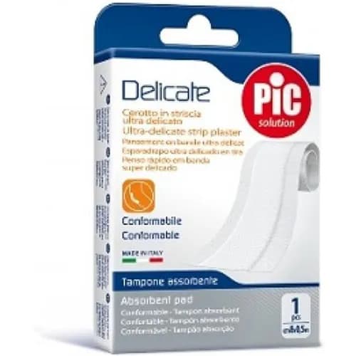 Pic delicate cerotto in striscia 1 pz cm8x0,5m