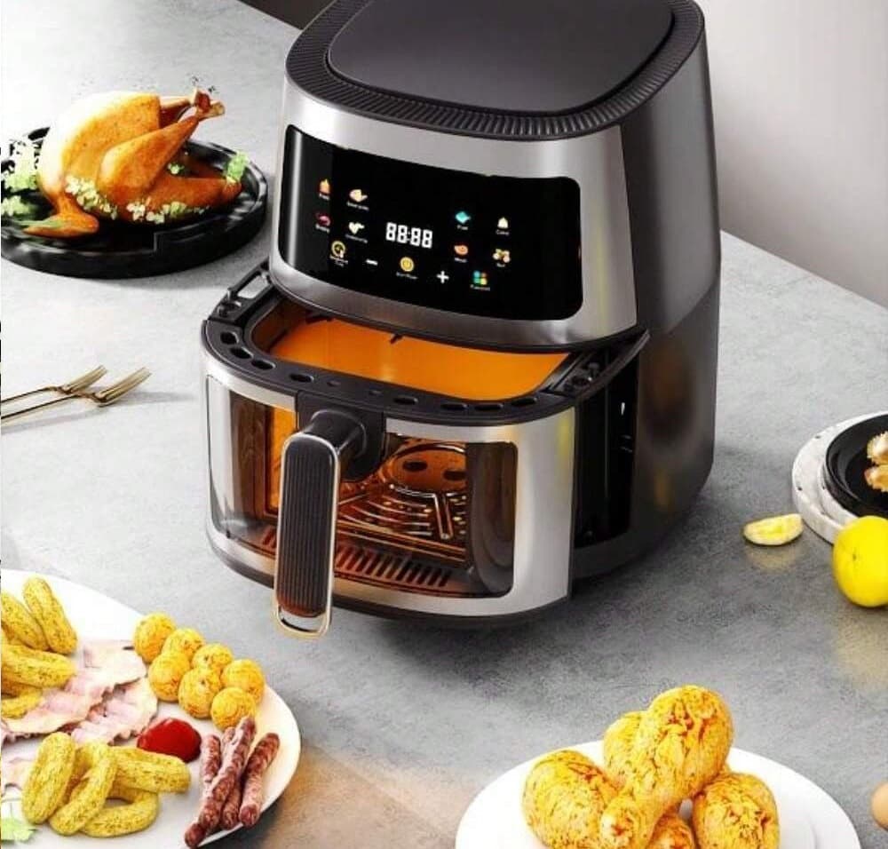 Friggitrice ad aria con display digitale 8 litri 2400watt