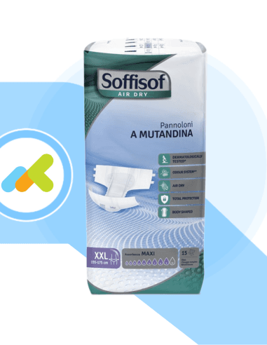 Soffisof - Soffisof Air Dry Maxi: Pannoloni A Mutandina Ad Alta Assorbenza 15 Pezzi Xxl Cf