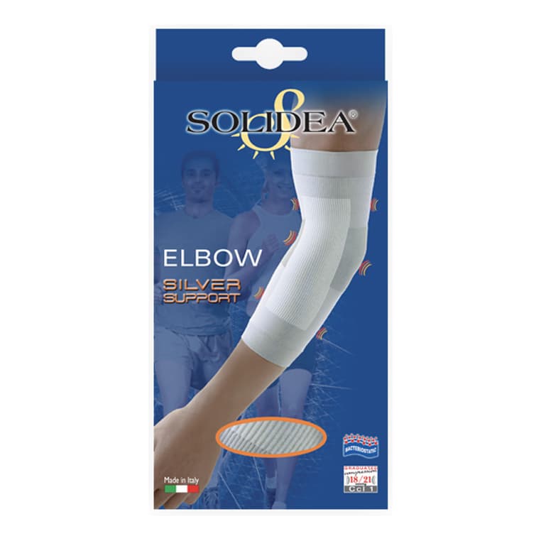 SOLIDEA SILVER SUPPORT ELBOW GOMITIERA NERO TAGLIA ML