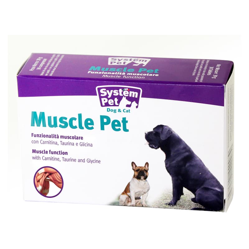 SYSTEM PET MUSCLE PET 30 COMPRESSE