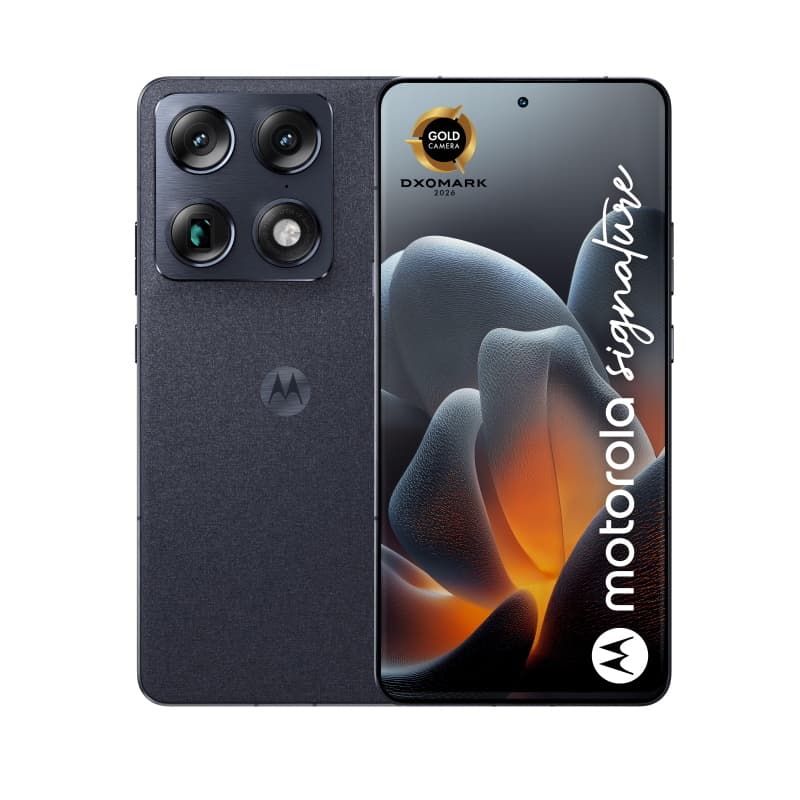 Motorola signature 17,2 cm (6.78\) doppia sim android 16.0 5g usb tipo-c 16 gb 512 gb 5200 mah blu scuro