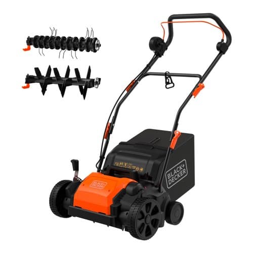 Arieggiatore elettrico Black & Decker BEOEP320-QS scarificatore con sa