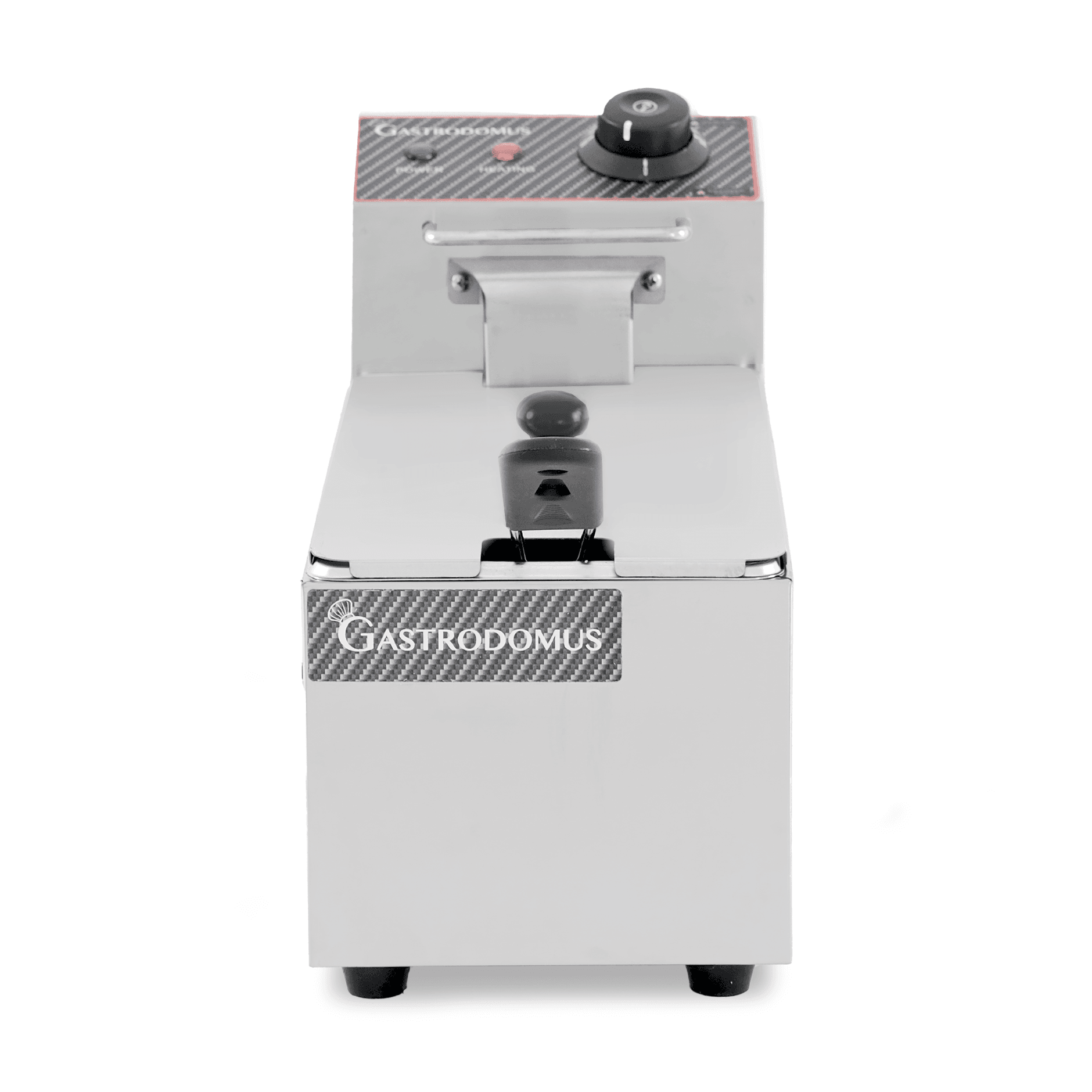 Friggitrice elettrica da banco 1 vasca 4 LT potenza 1,8 KW Monofase