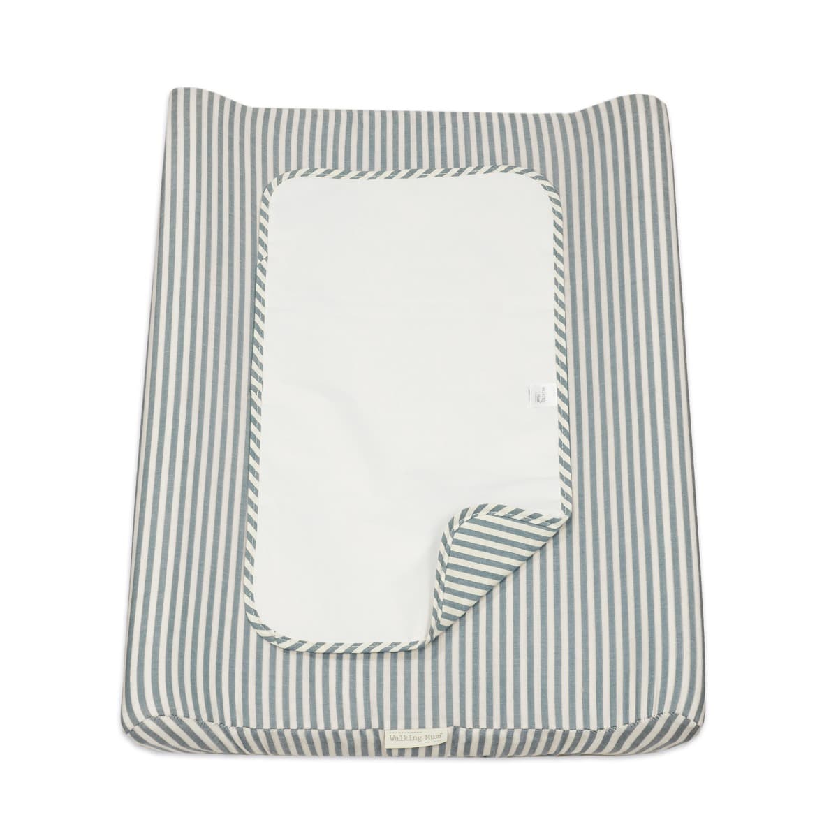 Fasciatoio Home con fodera Pasito a Pasito WM Praliné Strisce Matcha