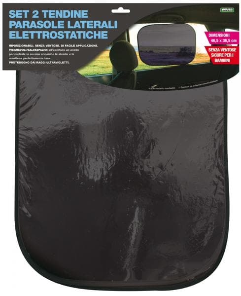 Set 2 Tendine Parasole Elettrostatiche Bibo Cora 36,5 X 46,5