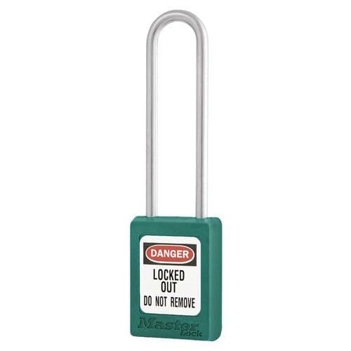 Lucchetto Zenex ®chiavi diff. blocco estraz. chiave Turchese,