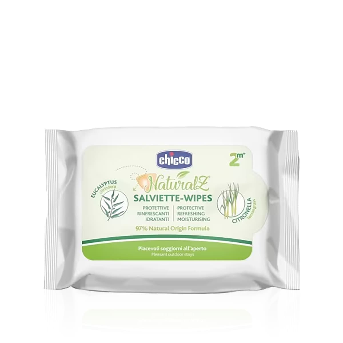 Chicco NaturalZ Protettive e Rinfrescanti 20 Salviettine 2M+