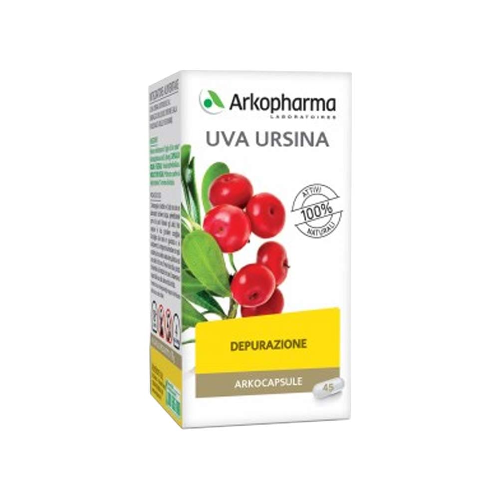 Arkopharma Arkocapsule Integratore Uva Ursina BIO Vie Urinarie, 45 Capsule