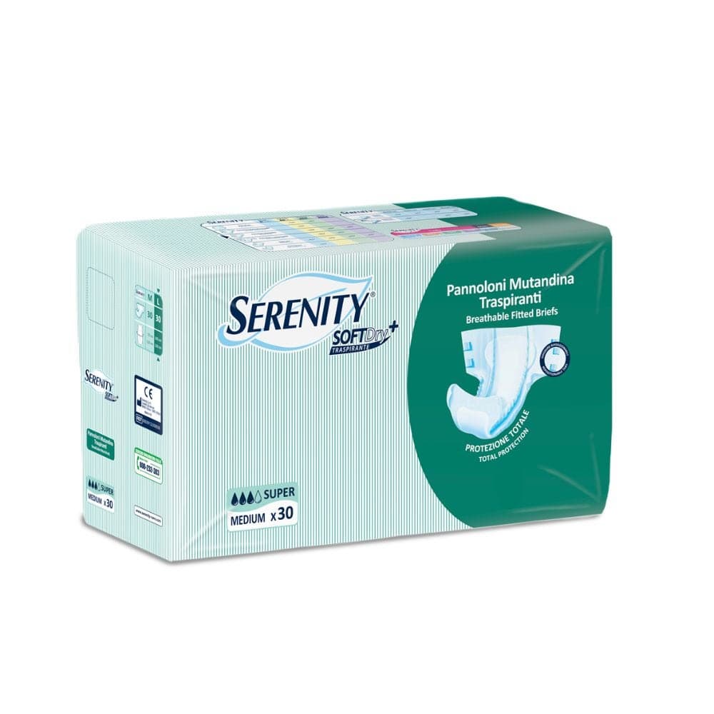 Serenity Softdry+ - Pannolone a Mutandina Super Taglia M, 30 pannoloni