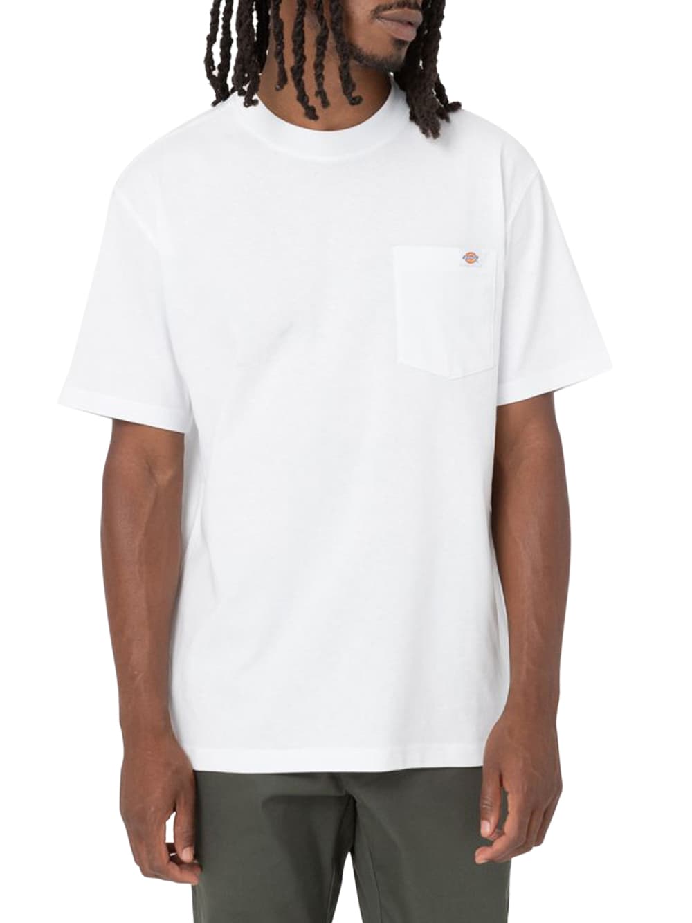 dickies t-shirt white - men's size l