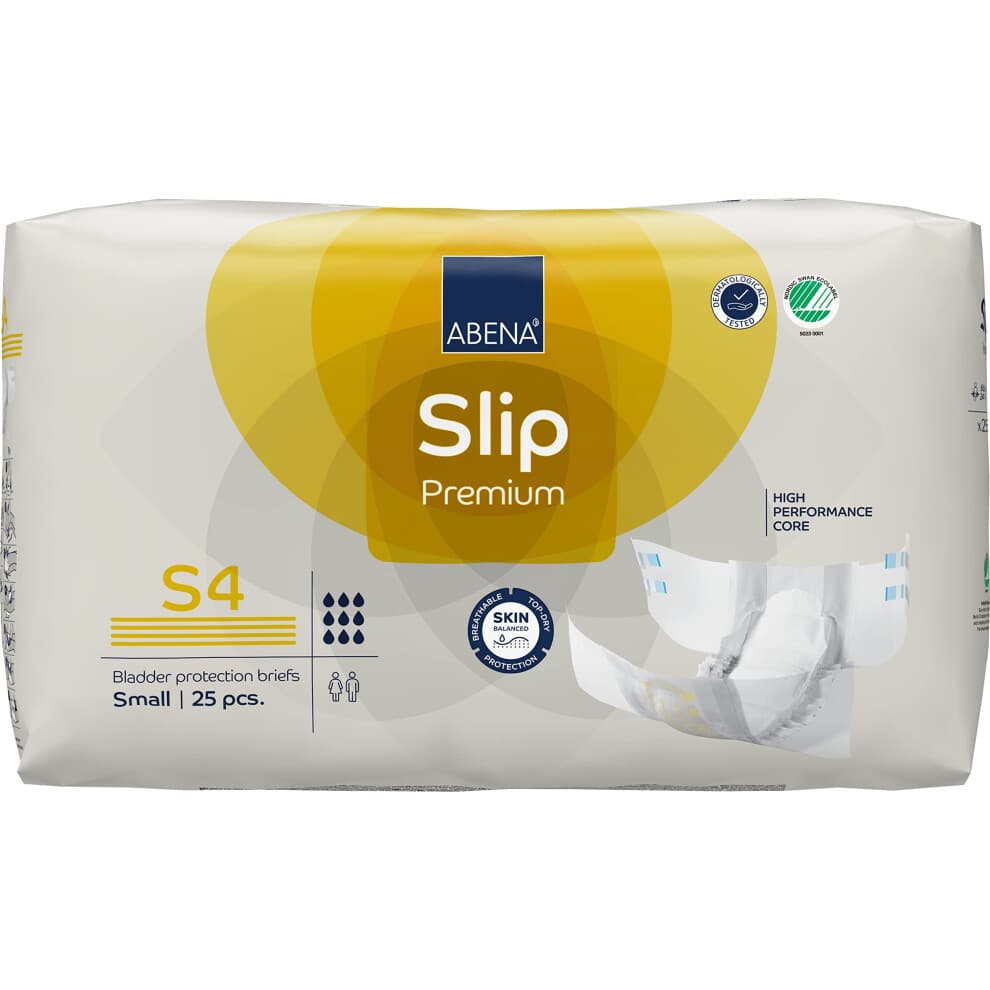 Abena Slip Premium Inkontinenz-Slips Level 4 (Gr en S bis XL), Gr e S, 25 St ck