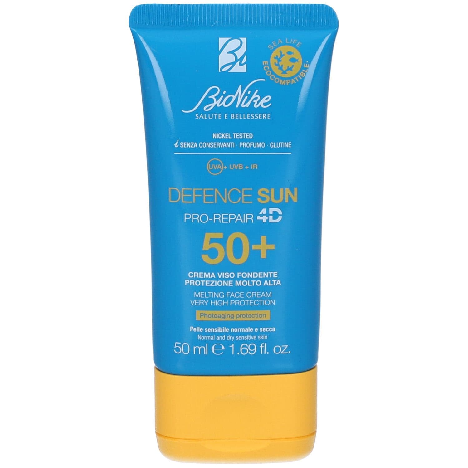 Bionike Defence Sun SPF50+ Crema Viso Fondente 50 ml Crema solare