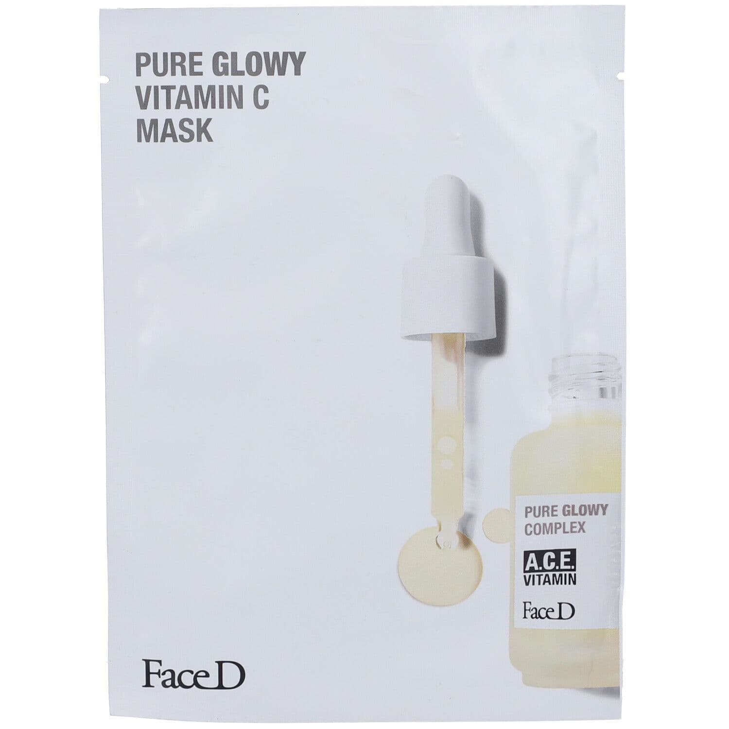 Face D Pure Glowy Vitamina C Maschera Viso 17 ml Maschera viso