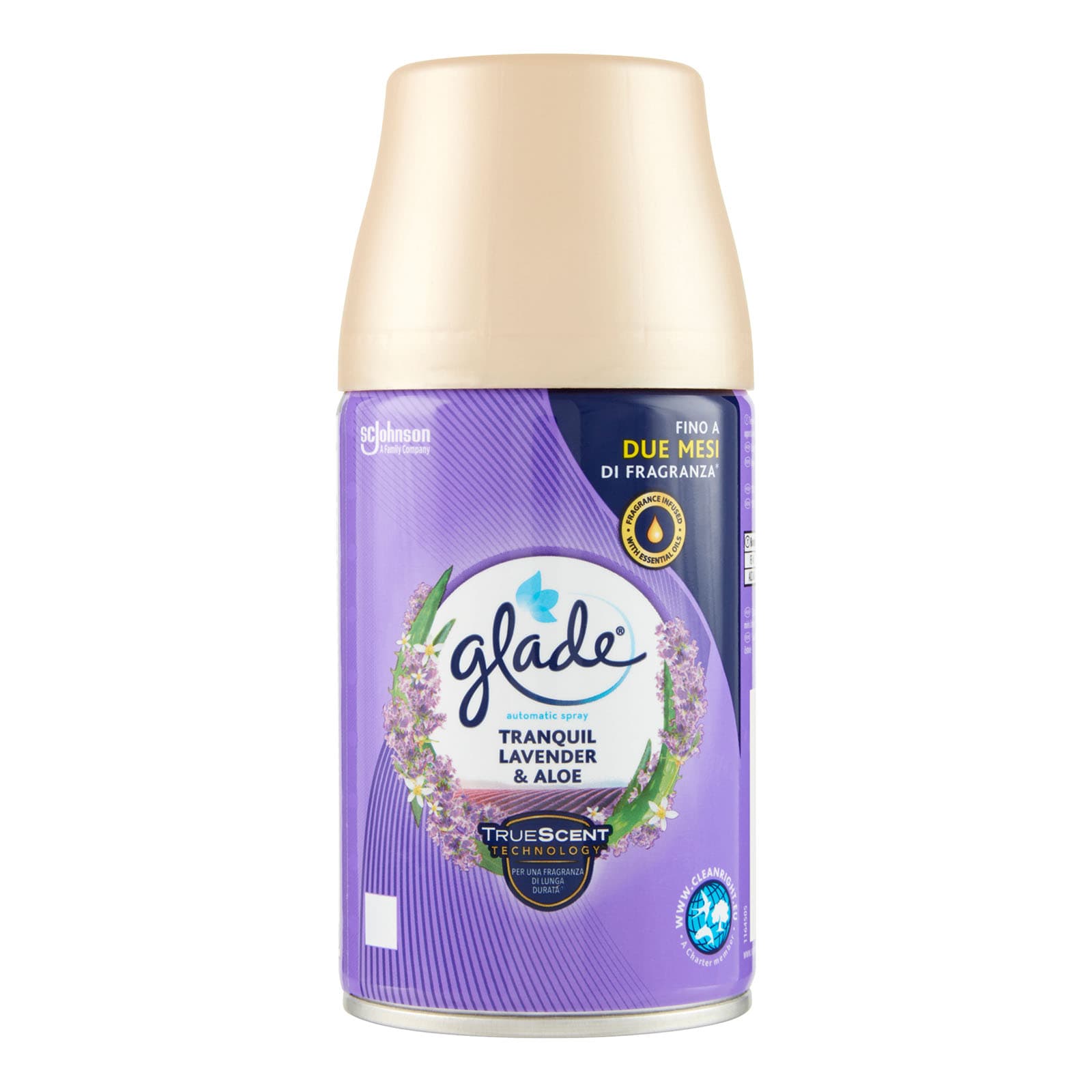 Automatic Spray Ricarica, Profumatore Per Ambienti, Fragranza Tranquil Lavender & Aloe 269 ml