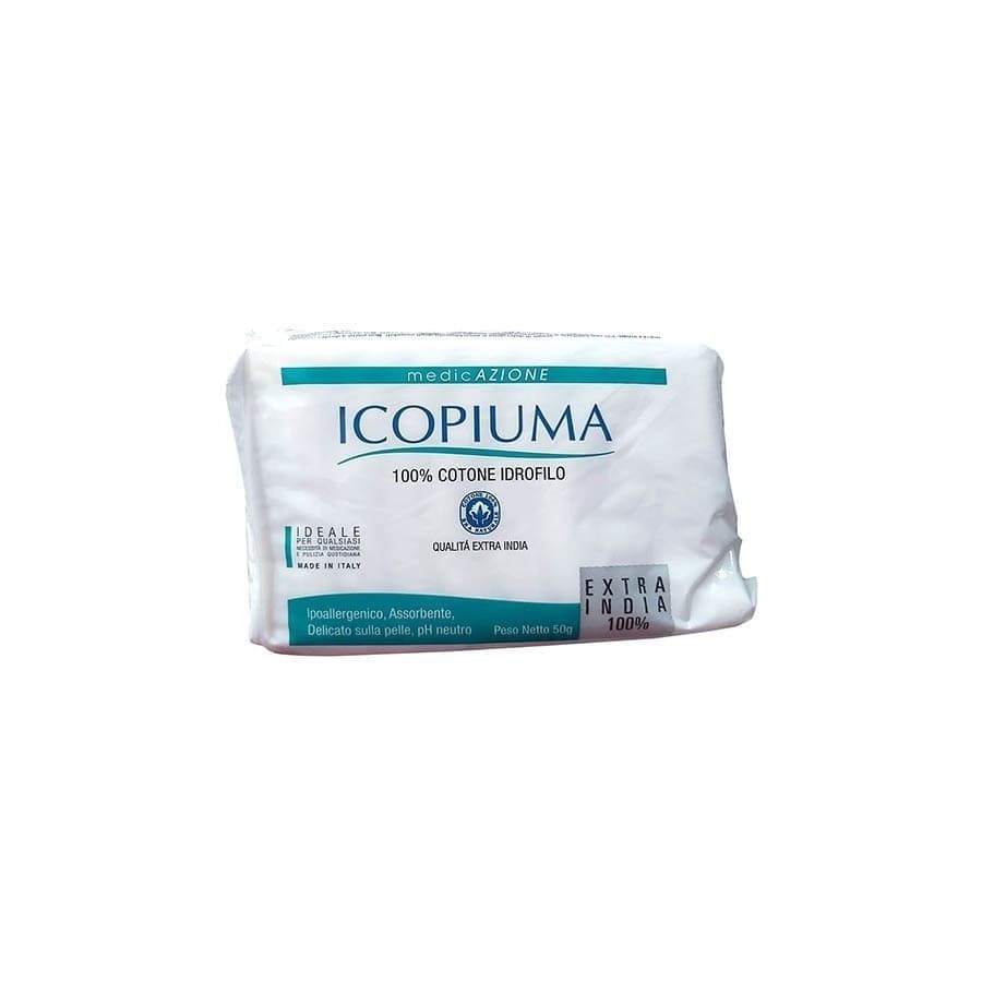 Desa Pharma Icopiuma - Puro Cotone Idrofilo Qualità Extra India, 50g