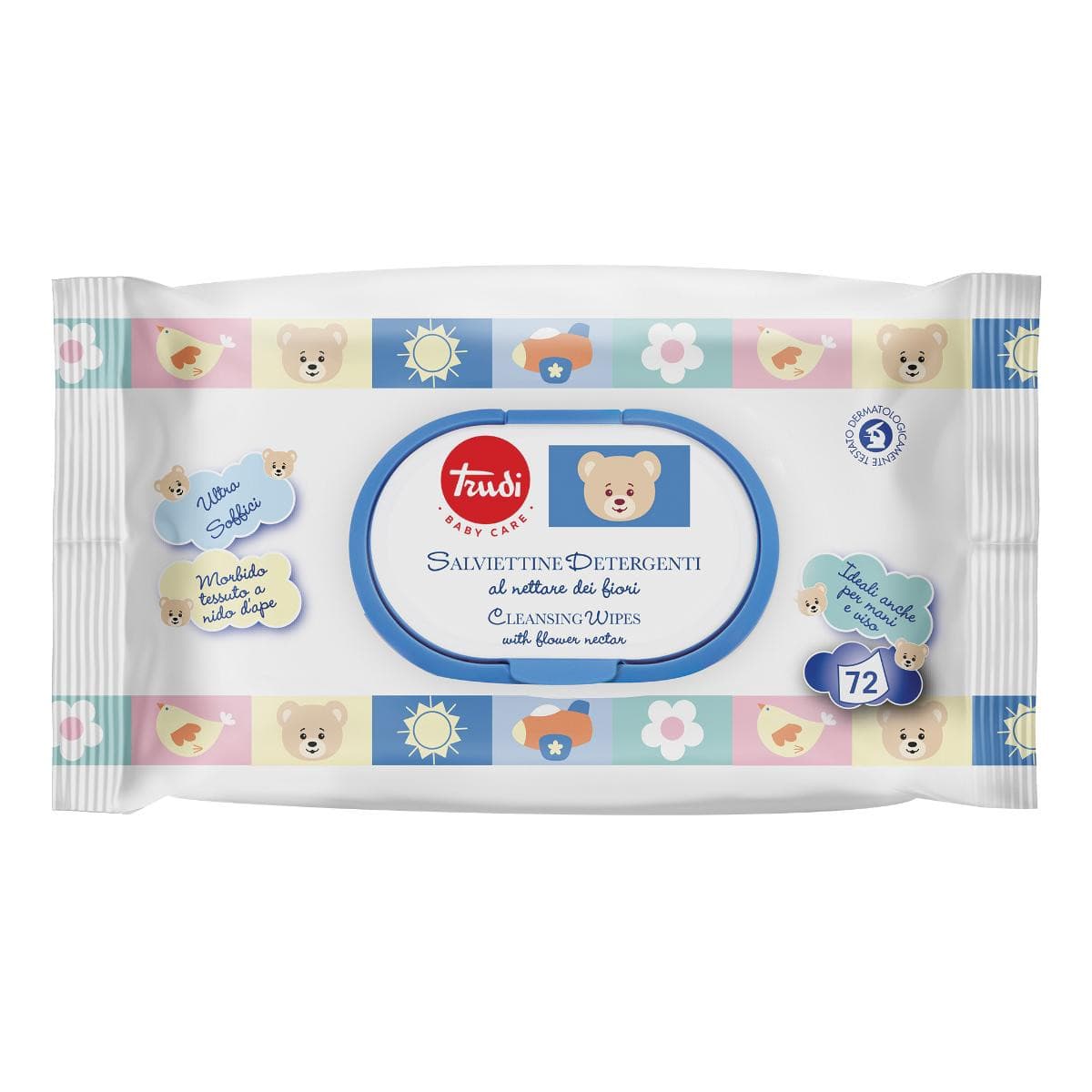 Trudi Baby Care Salviette Detergenti Apri-Chiudi 72 Pezzi