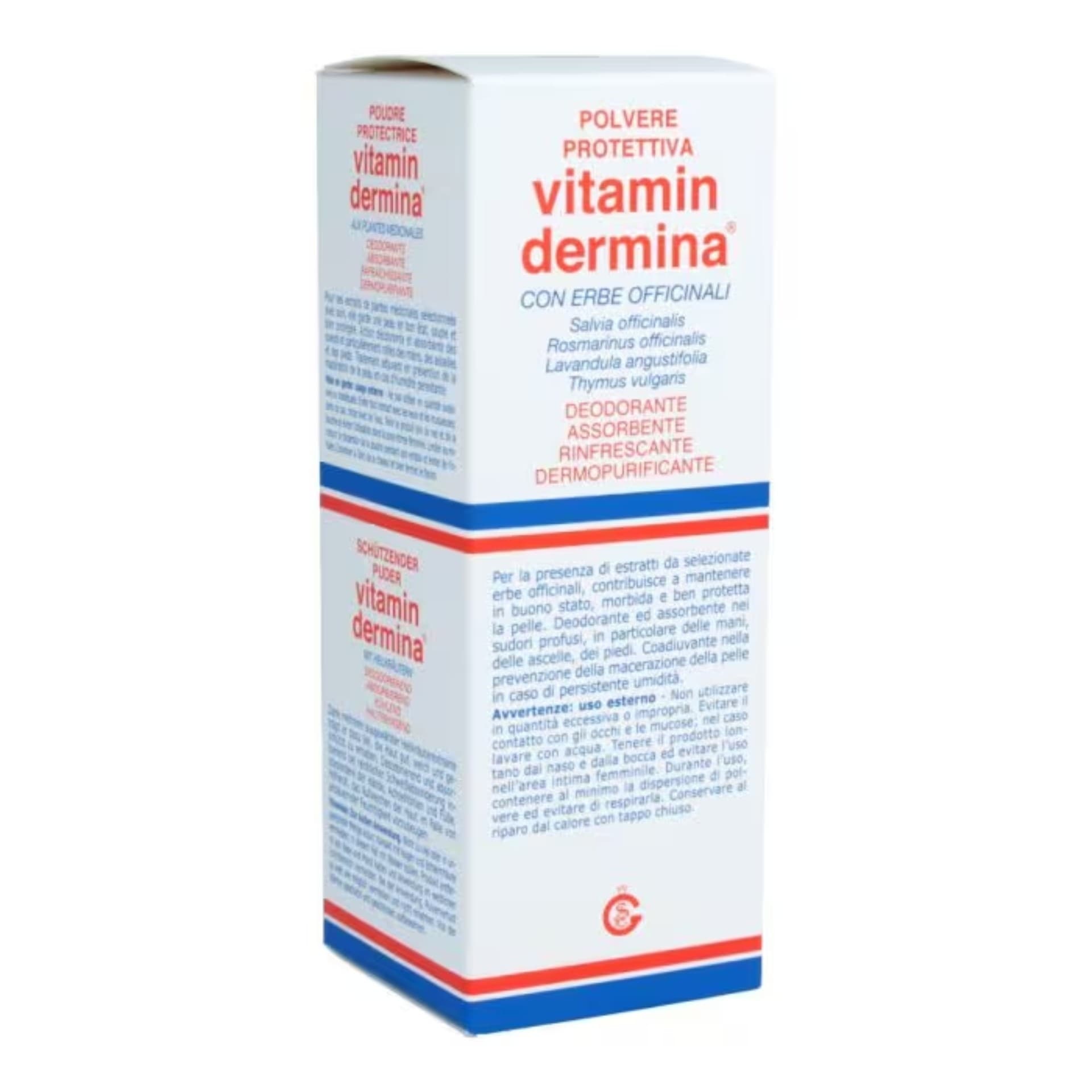 Vitamindermina Polvere Erbe Officinali Assorbente E Lenitiva 100g