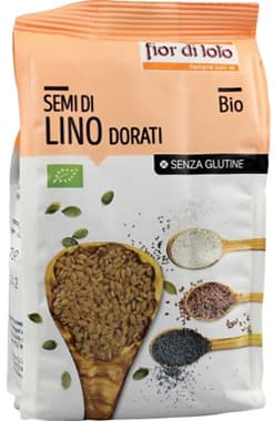 Fior Di Loto Semi di Lino Dorati Bio Senza Glutine 400 grammi