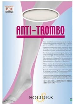 ANTITROMBO SOLIDEA CALZA BIANCO S
